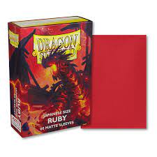 Dragon Shield Sleeves: Japanese Matte Ruby (Box Of 60) | Eastridge Sports Cards & Games