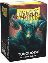 Dragon Shield Matte Card Sleeves 100ct - Turquoise | Eastridge Sports Cards & Games