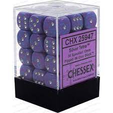 CHESSEX Speckled 36D6 Silver Tetra 12MM (CHX25947) | Eastridge Sports Cards & Games