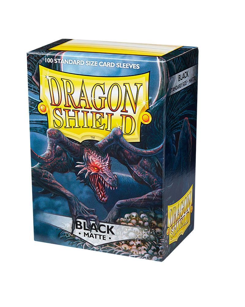 Dragon Shield Matte Card Sleeves 100ct - Black