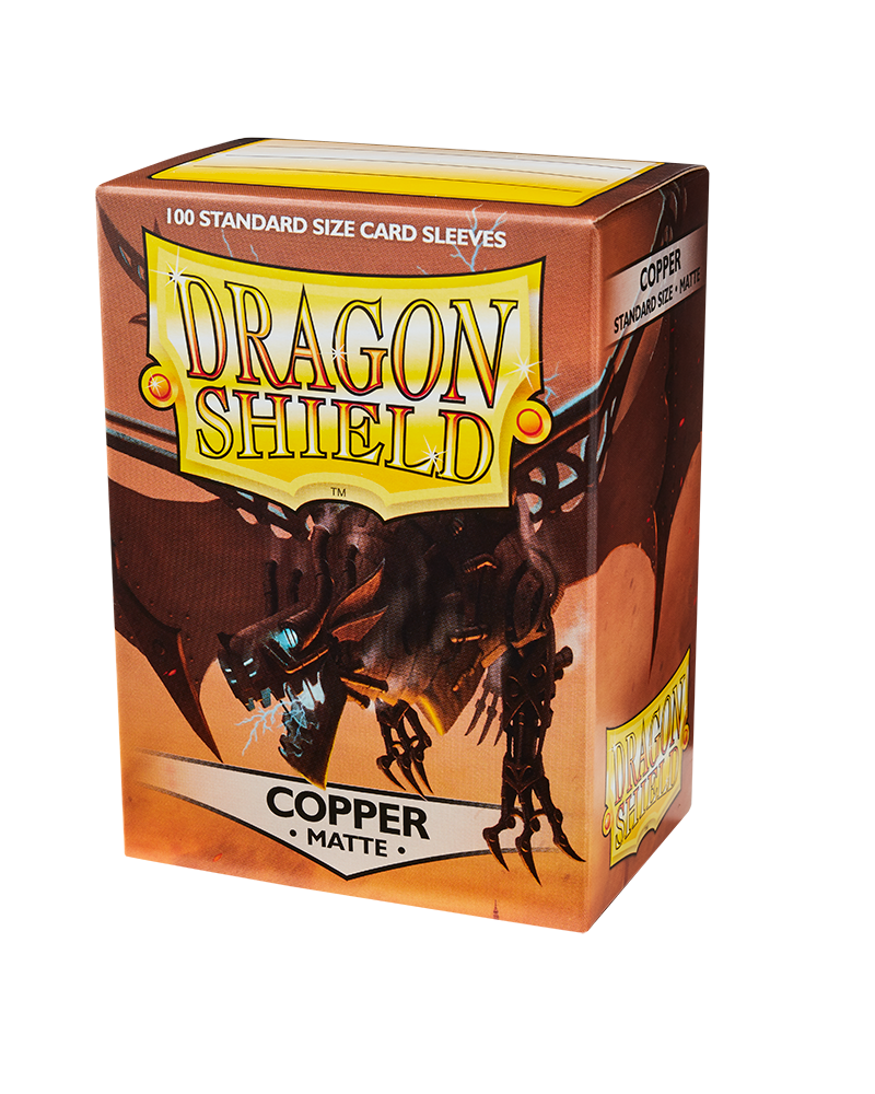 Dragon Shield Matte Card Sleeves 100ct - Copper | Eastridge Sports Cards & Games