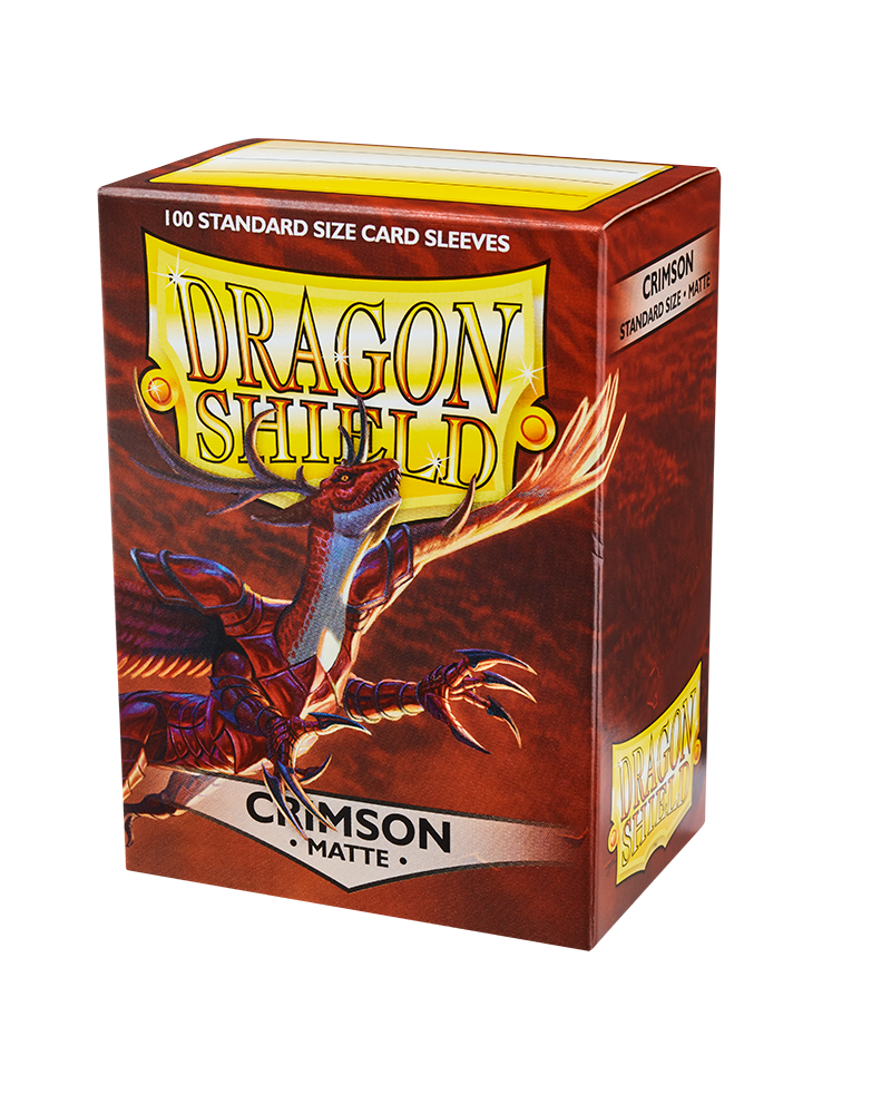 Dragon Shield Matte Card Sleeves 100ct - Crimson | Eastridge Sports Cards & Games