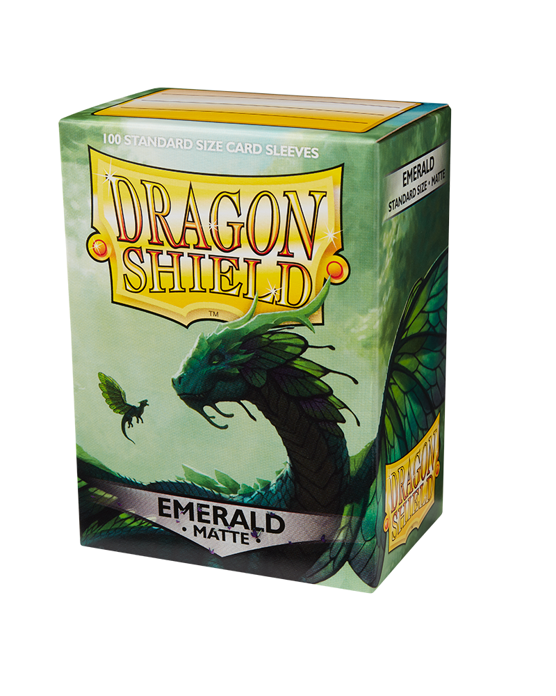 Dragon Shield Matte Card Sleeves 100ct - Emerald | Eastridge Sports Cards & Games
