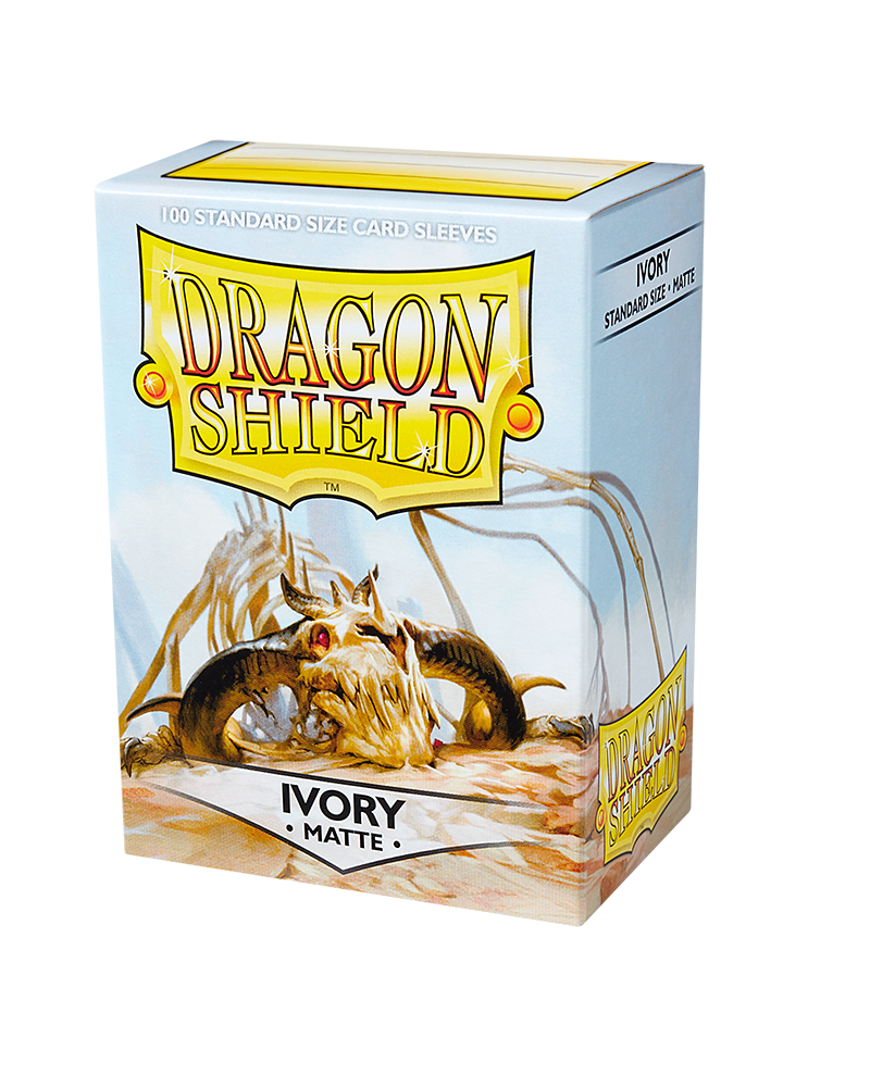 Dragon Shield Matte Card Sleeves 100ct - Ivory | Eastridge Sports Cards & Games