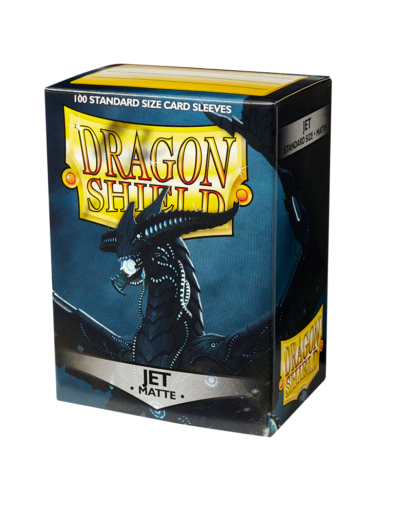 Dragon Shield Matte Card Sleeves 100ct - Jet | Eastridge Sports Cards & Games