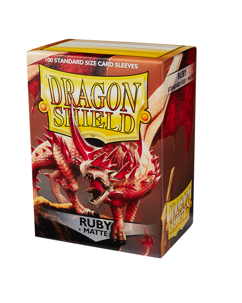 Dragon Shield Matte Card Sleeves 100ct - Ruby | Eastridge Sports Cards & Games