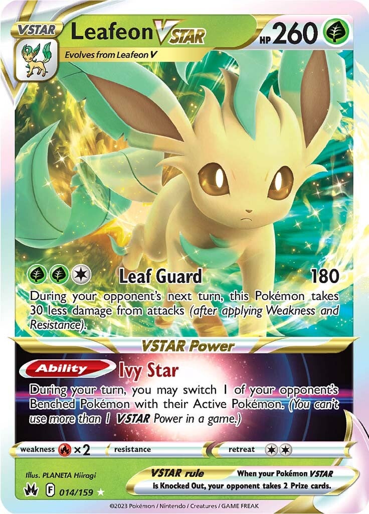 Leafeon VSTAR (014/159) [Sword & Shield: Crown Zenith] | Eastridge Sports Cards & Games