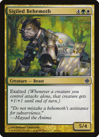 Sigiled Behemoth [Alara Reborn] | Eastridge Sports Cards & Games