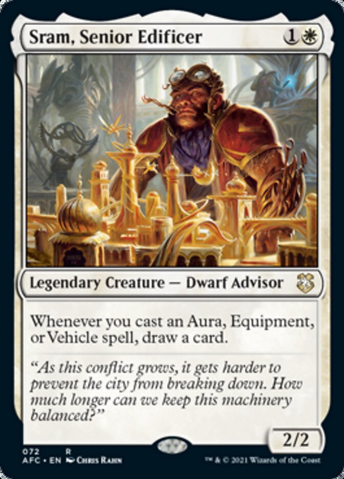 Sram, Senior Edificer [Dungeons & Dragons: Adventures in the Forgotten Realms Commander] | Eastridge Sports Cards & Games