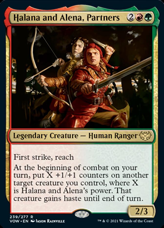 Halana and Alena, Partners [Innistrad: Crimson Vow] | Eastridge Sports Cards & Games