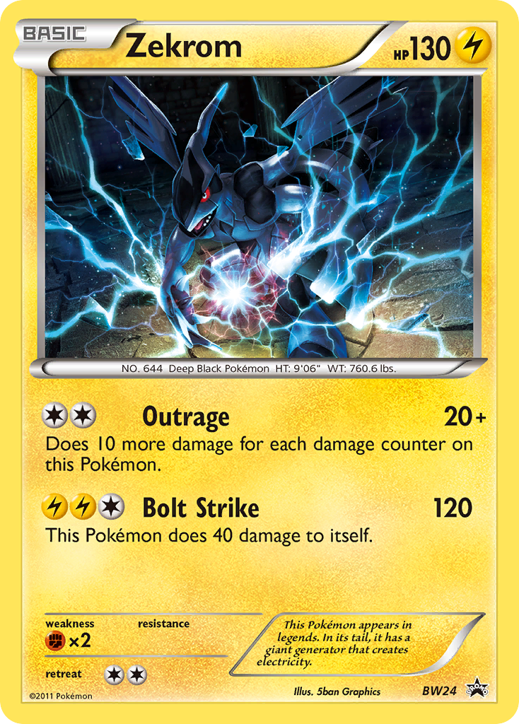 Zekrom (BW24) [Black & White: Black Star Promos] | Eastridge Sports Cards & Games