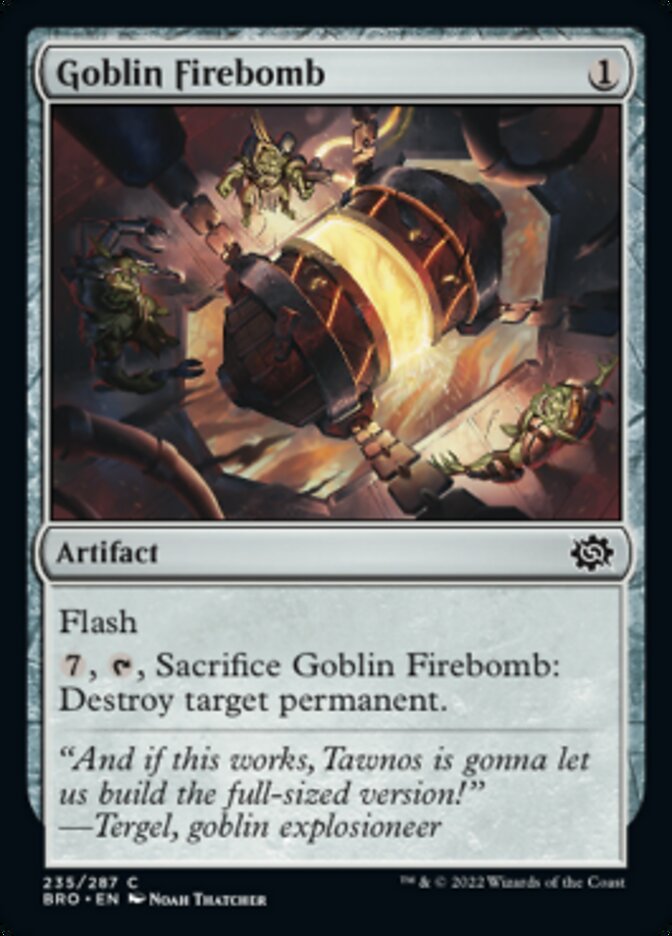 Goblin Firebomb [The Brothers' War] | Eastridge Sports Cards & Games