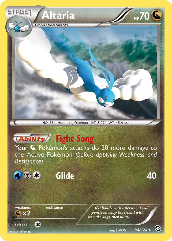 Altaria (84/124) [Black & White: Dragons Exalted] | Eastridge Sports Cards & Games