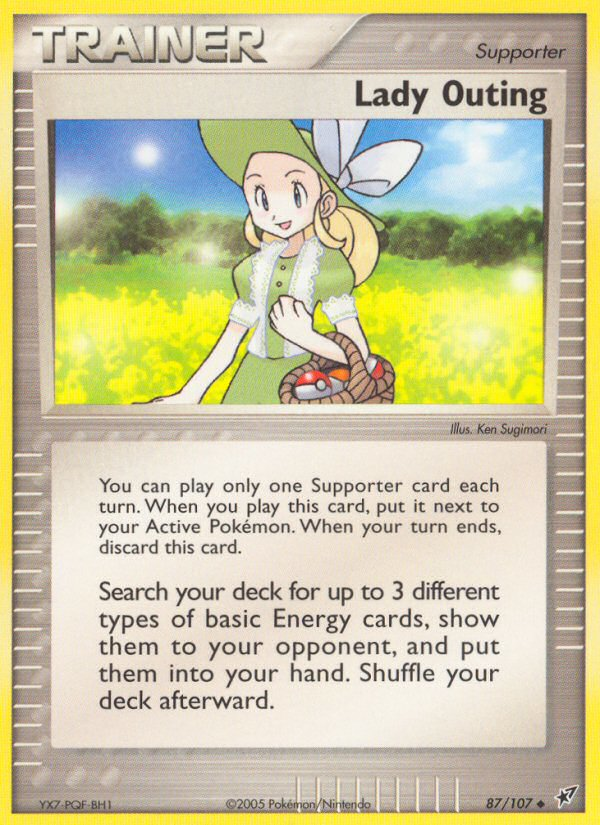 Lady Outing (87/107) [EX: Deoxys] | Eastridge Sports Cards & Games
