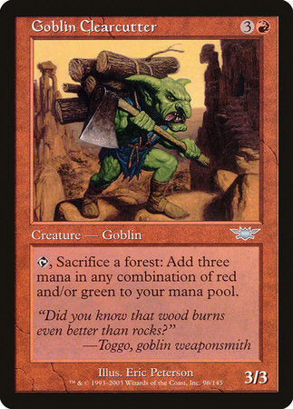 Goblin Clearcutter [Legions] | Eastridge Sports Cards & Games