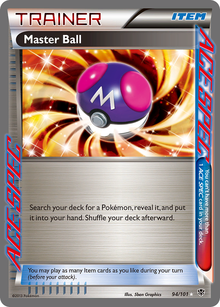 Master Ball (94/101) [Black & White: Plasma Blast] | Eastridge Sports Cards & Games