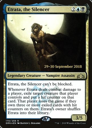Etrata, the Silencer [Guilds of Ravnica Promos] | Eastridge Sports Cards & Games