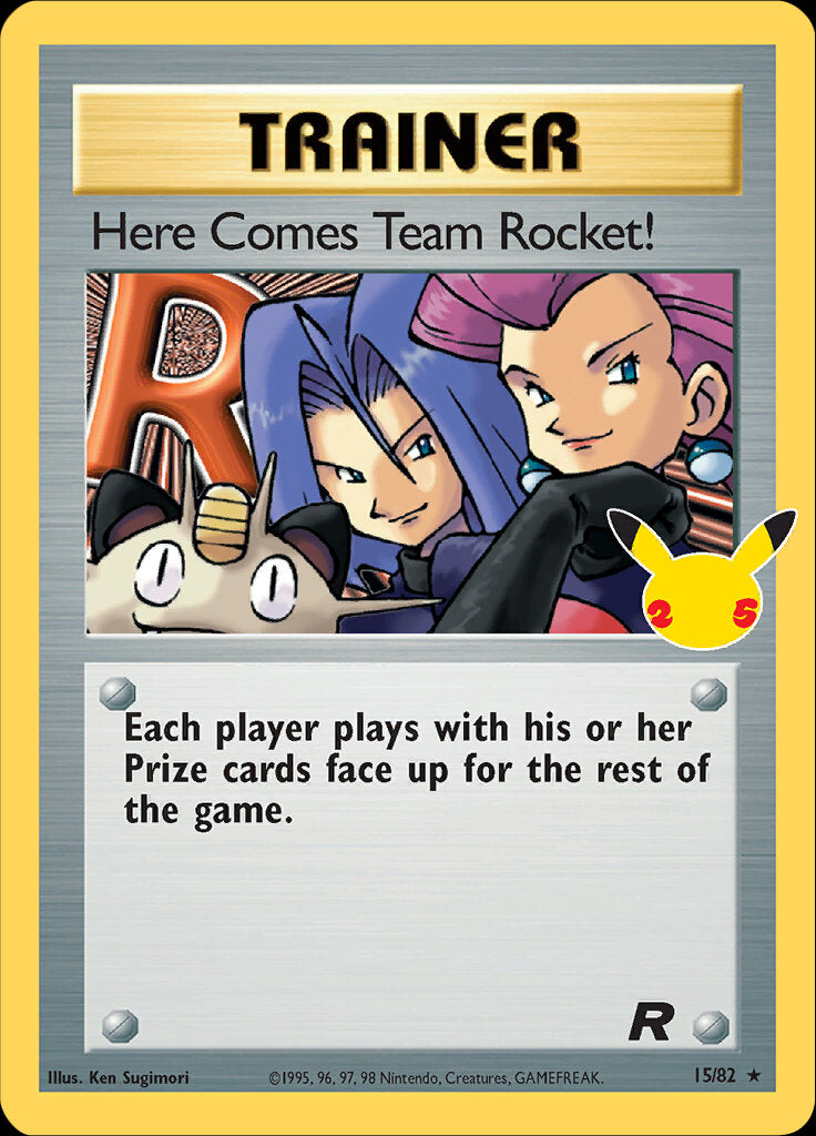 Here Comes Team Rocket! (15/82) [Celebrations: 25th Anniversary - Classic Collection] | Eastridge Sports Cards & Games