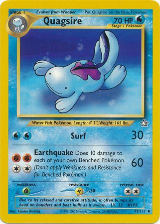 Quagsire (45/111) [Neo Genesis Unlimited] | Eastridge Sports Cards & Games