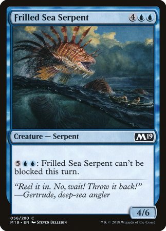 Frilled Sea Serpent [Core Set 2019] | Eastridge Sports Cards & Games