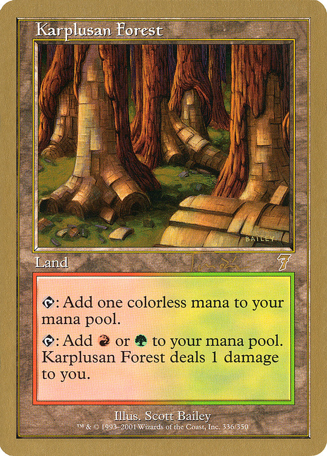 Karplusan Forest (Jan Tomcani) [World Championship Decks 2001] | Eastridge Sports Cards & Games