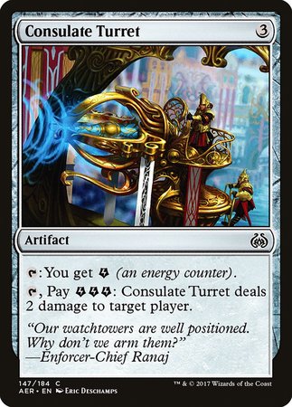 Consulate Turret [Aether Revolt] | Eastridge Sports Cards & Games