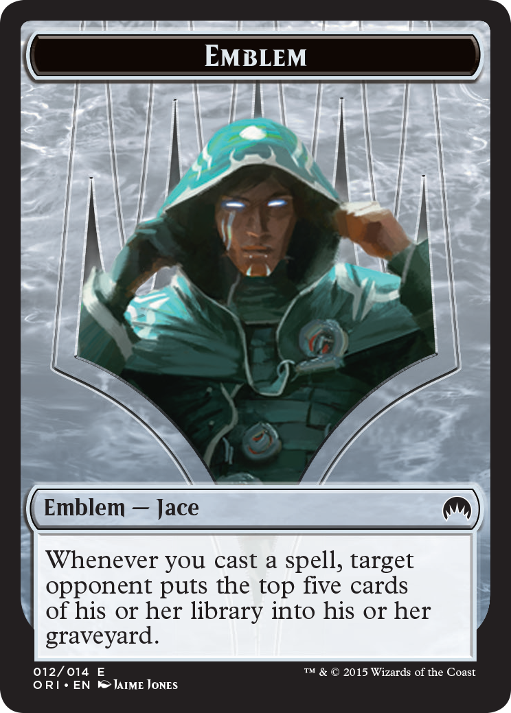 Pest // Jace, Telepath Unbound Emblem Double-Sided Token [Secret Lair: From Cute to Brute Tokens] | Eastridge Sports Cards & Games