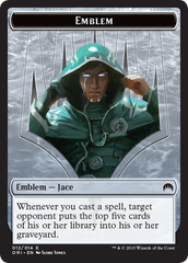 Pest // Jace, Telepath Unbound Emblem Double-Sided Token [Secret Lair: From Cute to Brute Tokens] | Eastridge Sports Cards & Games