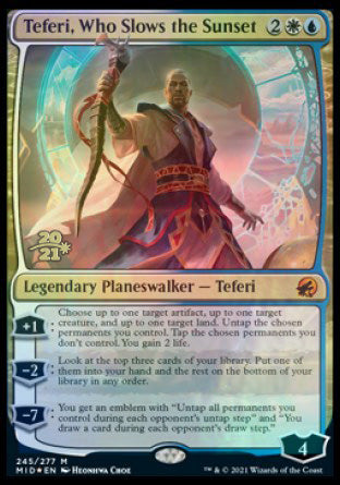 Teferi, Who Slows the Sunset [Innistrad: Midnight Hunt Prerelease Promos] | Eastridge Sports Cards & Games
