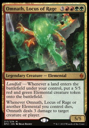 Omnath, Locus of Rage (Promo Pack) [Dungeons & Dragons: Adventures in the Forgotten Realms Promos] | Eastridge Sports Cards & Games