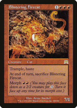 Blistering Firecat [Onslaught] | Eastridge Sports Cards & Games