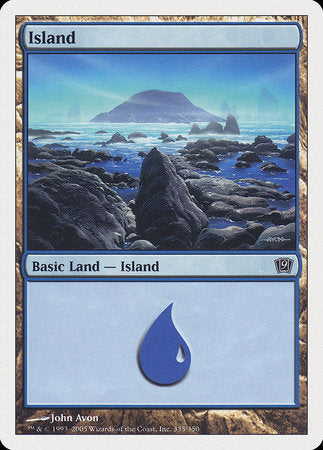 Island (335) [Ninth Edition] | Eastridge Sports Cards & Games