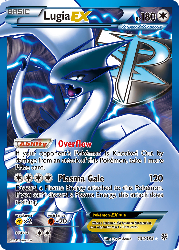 Lugia EX (134/135) [Black & White: Plasma Storm] | Eastridge Sports Cards & Games