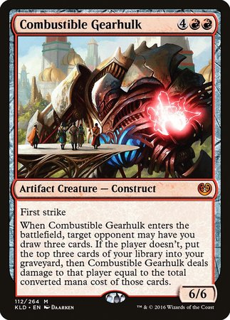 Combustible Gearhulk [Kaladesh] | Eastridge Sports Cards & Games