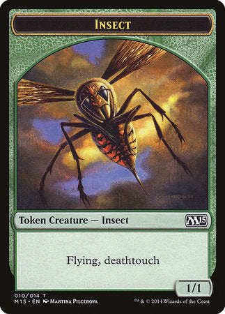 Insect Token (Deathtouch) [Magic 2015 Tokens] | Eastridge Sports Cards & Games