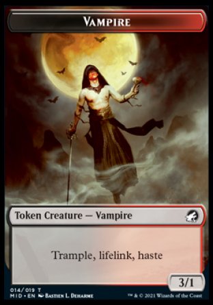 Vampire Token [Innistrad: Midnight Hunt Tokens] | Eastridge Sports Cards & Games