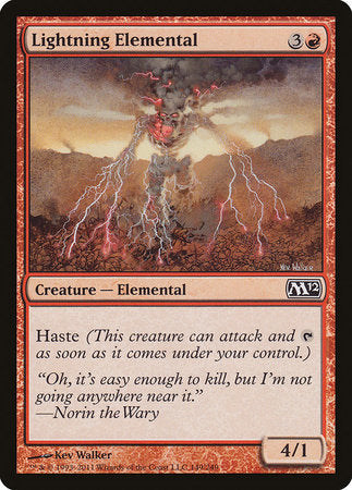 Lightning Elemental [Magic 2012] | Eastridge Sports Cards & Games