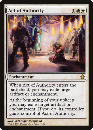 Act of Authority [Commander 2013] | Eastridge Sports Cards & Games