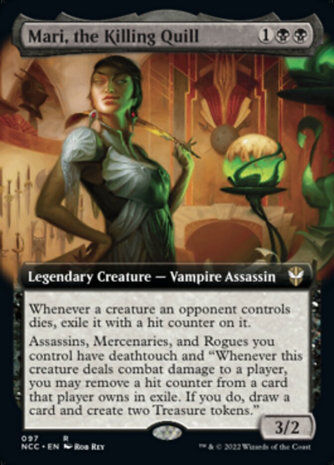 Mari, the Killing Quill (Extended Art) [Streets of New Capenna Commander] | Eastridge Sports Cards & Games