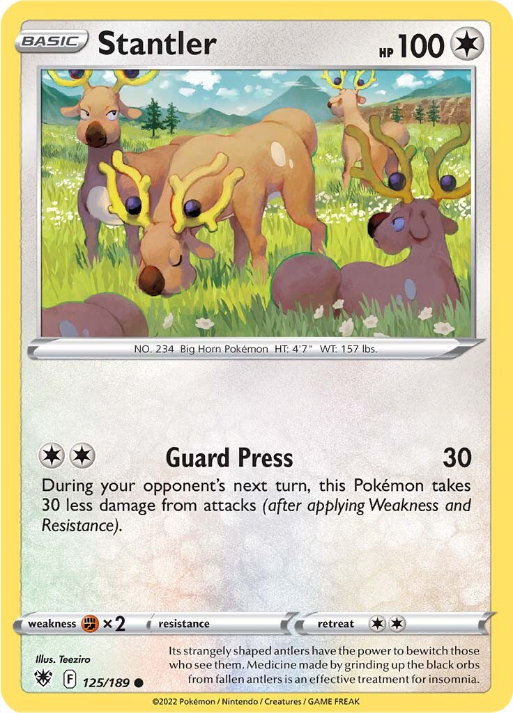 Stantler (125/189) [Sword & Shield: Astral Radiance] | Eastridge Sports Cards & Games