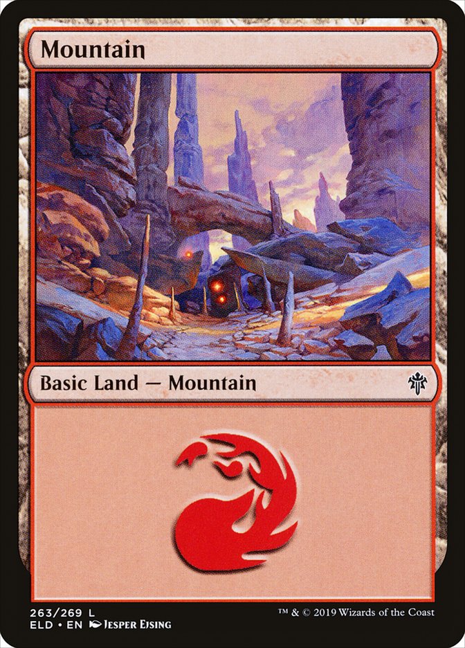 Mountain (263) [Throne of Eldraine] | Eastridge Sports Cards & Games