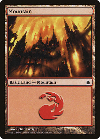 Mountain (302) [Ravnica: City of Guilds] | Eastridge Sports Cards & Games