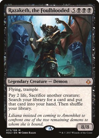 Razaketh, the Foulblooded [Hour of Devastation] | Eastridge Sports Cards & Games