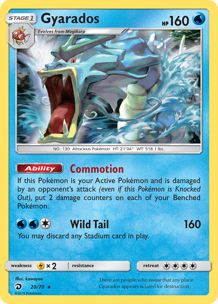 Gyarados (20/70) [Sun & Moon: Dragon Majesty] | Eastridge Sports Cards & Games