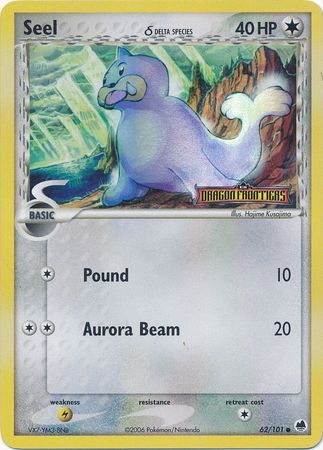 Seel (62/101) (Delta Species) (Stamped) [EX: Dragon Frontiers] | Eastridge Sports Cards & Games