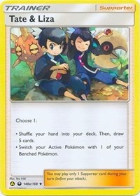 Tate & Liza (148a/168) (Alternate Art Promo) (Battle Arena Deck Exclusive) [Sun & Moon: Celestial Storm] | Eastridge Sports Cards & Games