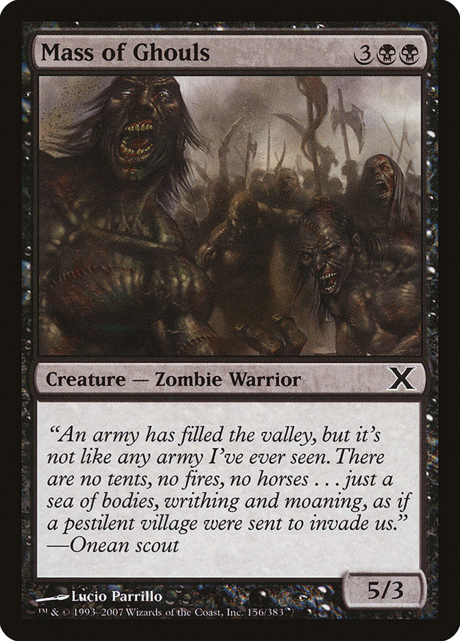 Mass of Ghouls [Tenth Edition] | Eastridge Sports Cards & Games