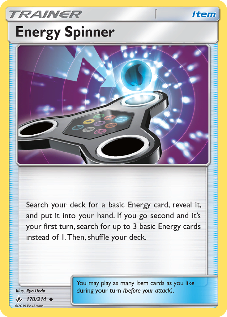 Energy Spinner (170/214) [Sun & Moon: Unbroken Bonds] | Eastridge Sports Cards & Games