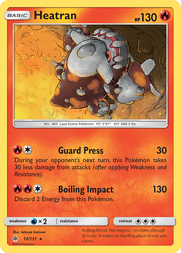 Heatran (13/131) [Sun & Moon: Forbidden Light] | Eastridge Sports Cards & Games