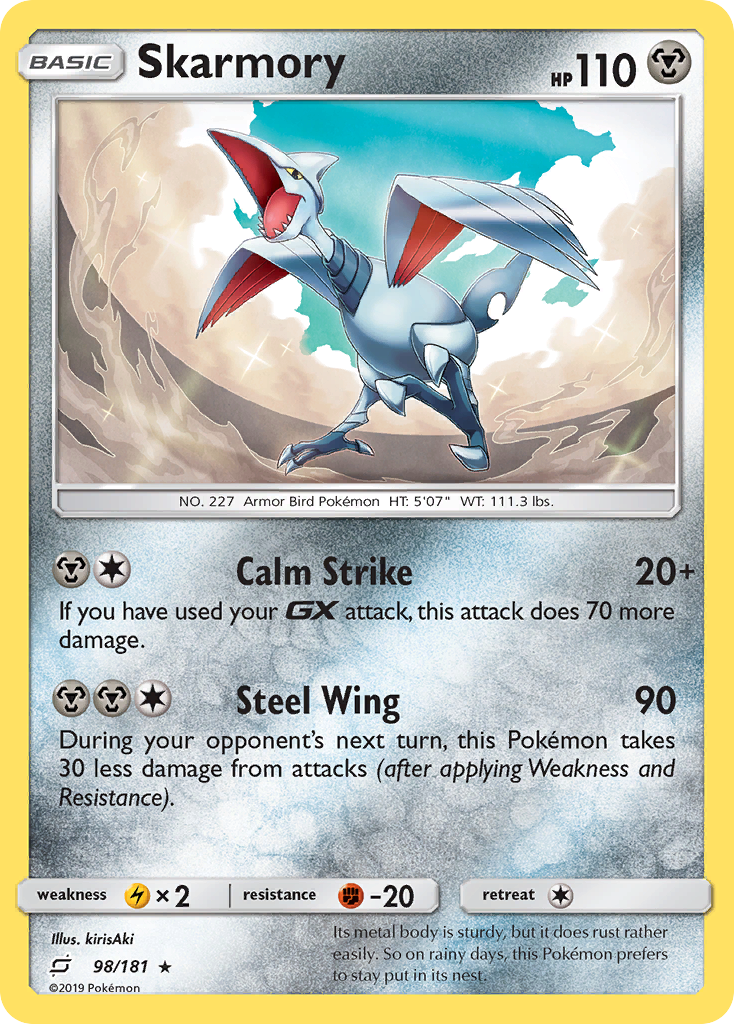 Skarmory (98/181) [Sun & Moon: Team Up] | Eastridge Sports Cards & Games